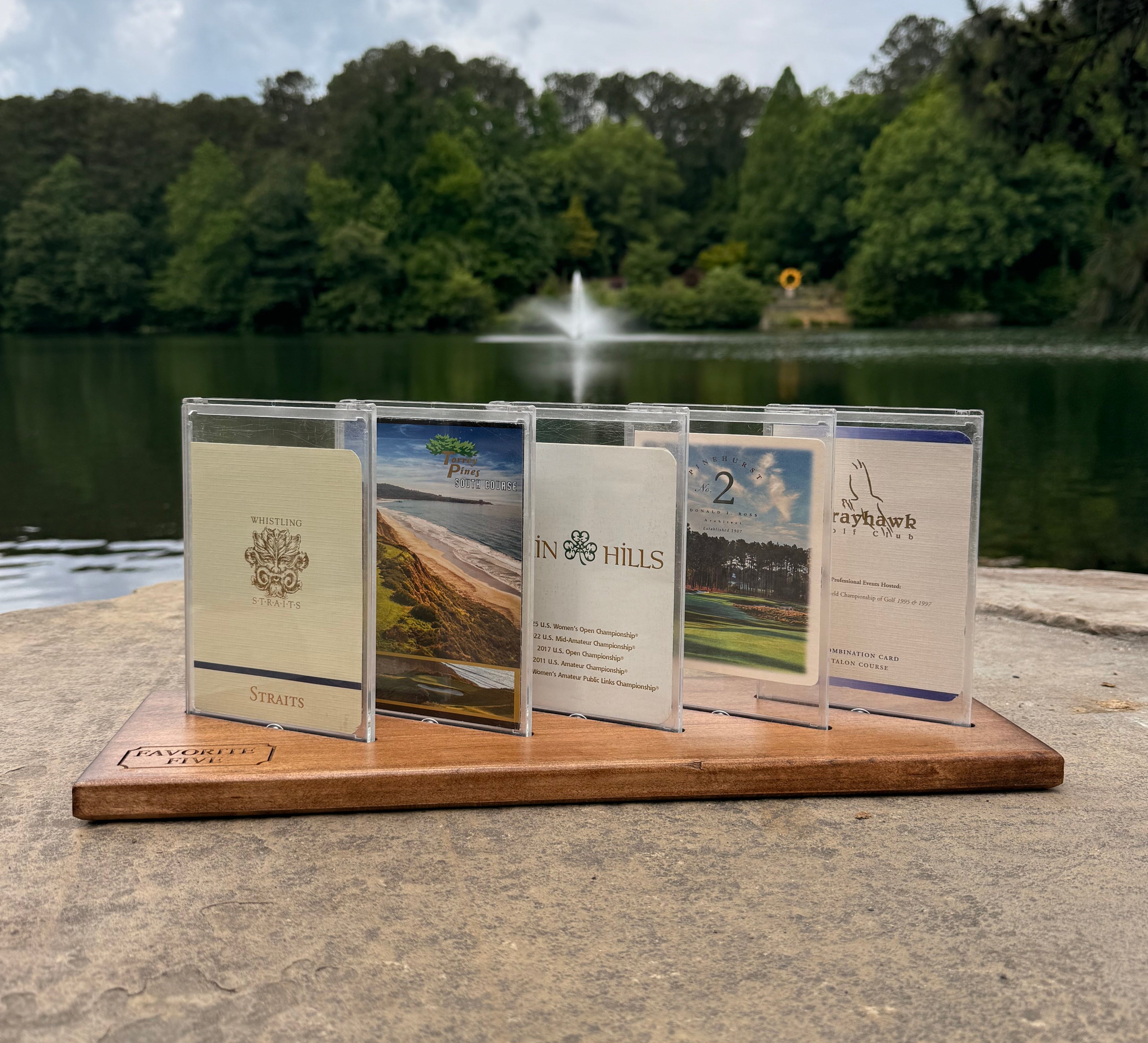 Luxury Golf Scorecard Display