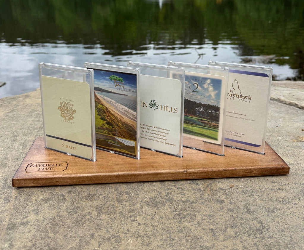 Luxury Golf Scorecard Display
