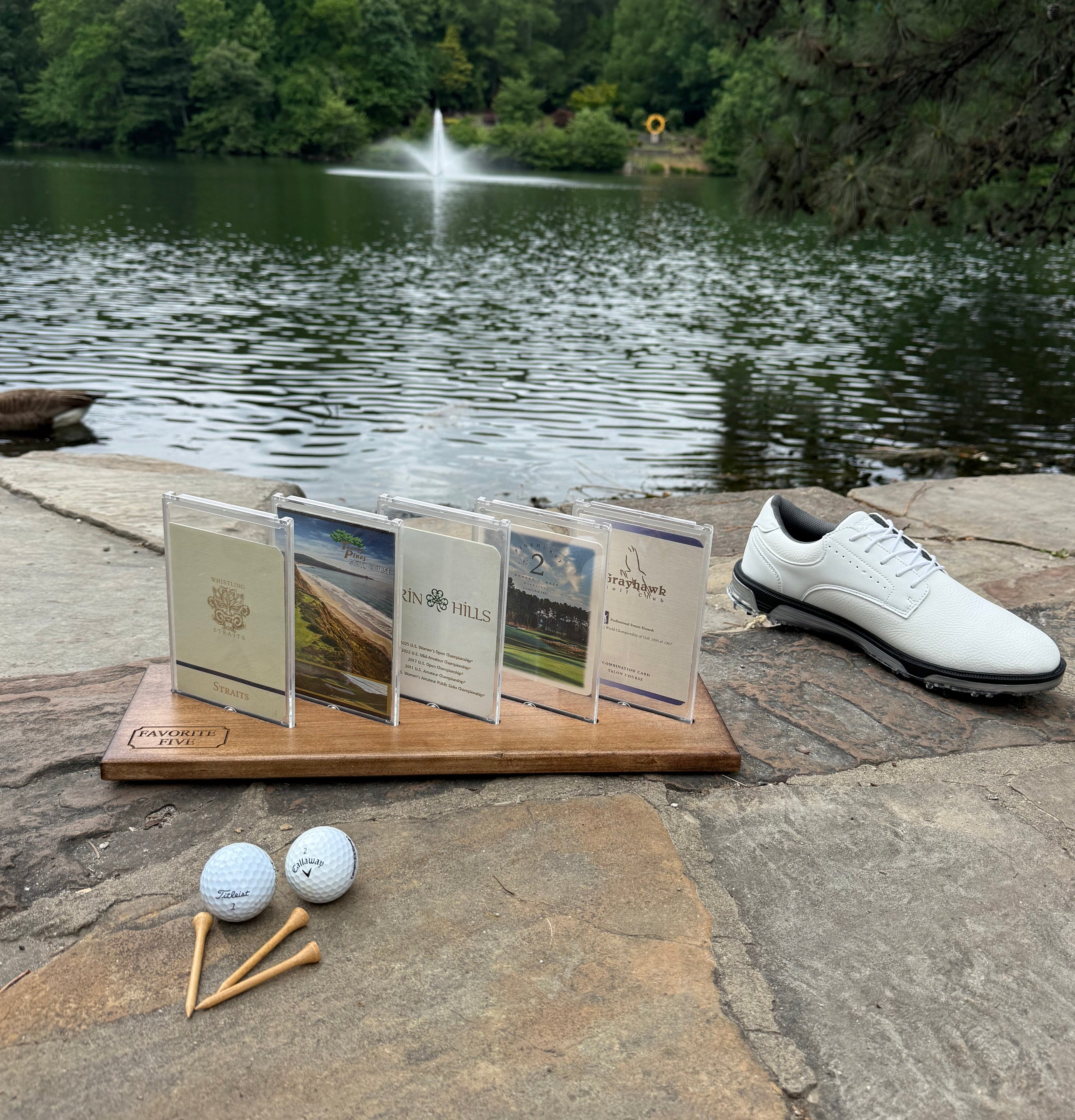 Luxury Golf Scorecard Display