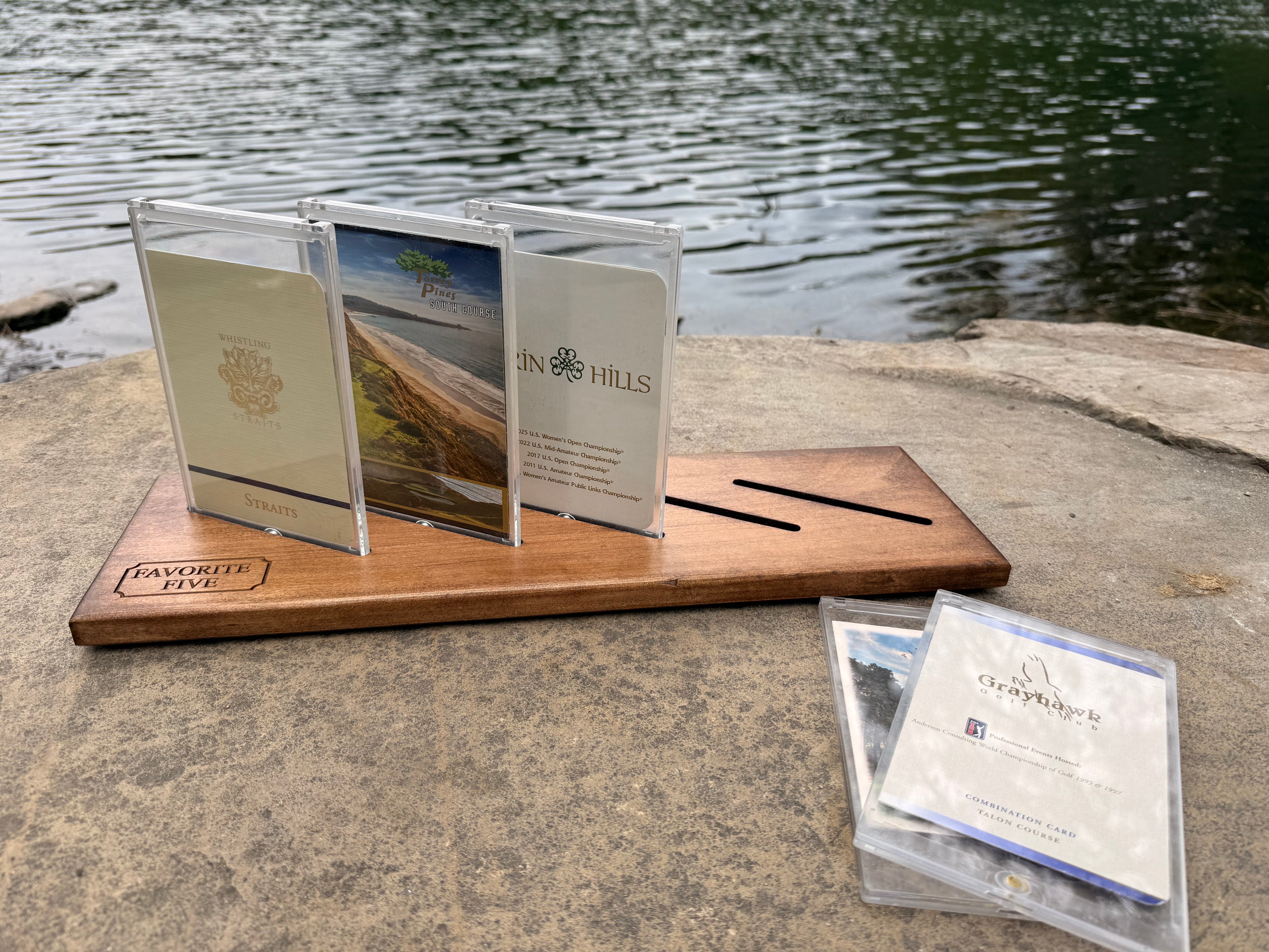 Luxury Golf Scorecard Display